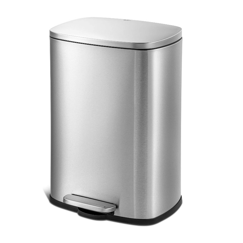 Fingerprint-resistant soft-lid - đánh giá và giá Commercial Kitchen Bin