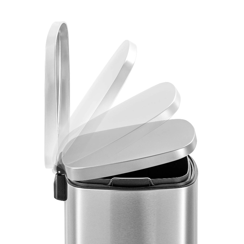 Fingerprint-resistant soft-lid - đánh giá và giá Commercial Kitchen Bin